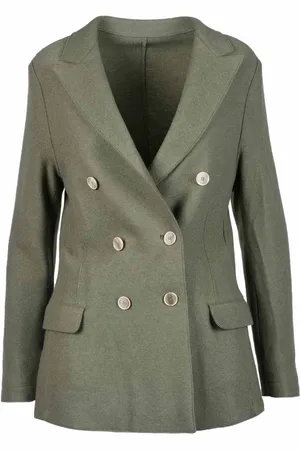 ELEVENTY Jassen, Dames, Groen, M, Wol, Jas