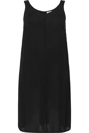 Kaffe Kleedjes, Dames, Zwart, 3Xl, Eenvoudige Zwarte Jurk Accessoire