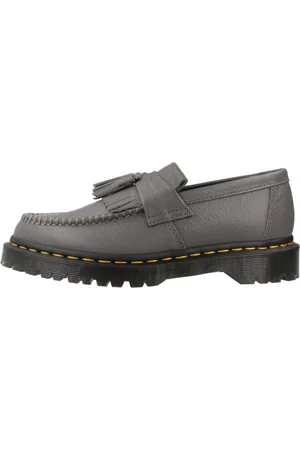 Dr. Martens Schoenen, Dames, Grijs, 37 EU, Klassieke Loafers Adrian Style