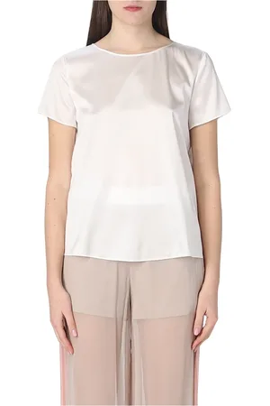 Giorgio Armani Blouses & Shirts, Dames, Wit, M, Stijlvolle TOP