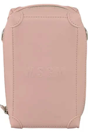 Msgm Accessoires, Dames, Roze, ONE Size, Schoudertas met ritssluiting