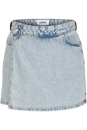 JACK & JONES Rokken, Dames, Blauw, S, Denim, Denim Skort Lichtblauwe Jeans
