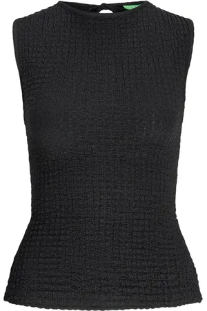 JACK & JONES Tops, Dames, Zwart, M, Zwart Open Back Top