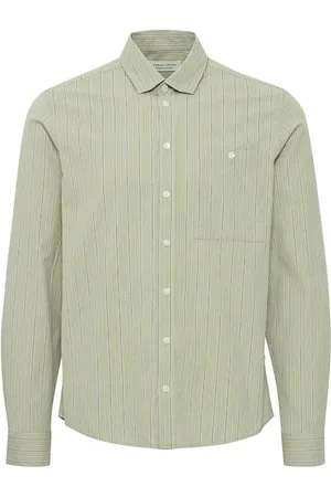 Casual Friday Overhemden, Heren, Groen, 2Xl, Katoen, Gestreepte Blouse Thee Groen