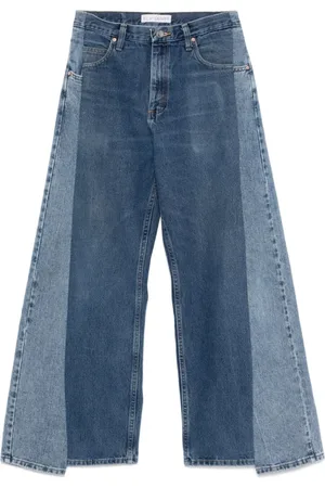 E.L.V. Denim Jeans, Dames, Blauw, W26, Denim, Indigo Blauwe Klassieke Denim Jeans