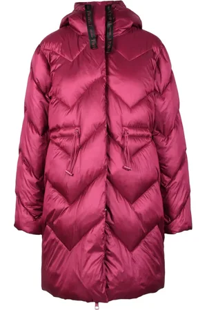 Twin-Set Jassen, Dames, Roze, M, Puffer Jacket