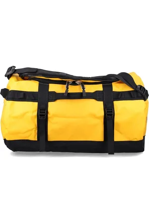 The North Face Tassen, Heren, Geel, ONE Size, Nylon, Zonnebloemgele Rugzak met Zijgesp