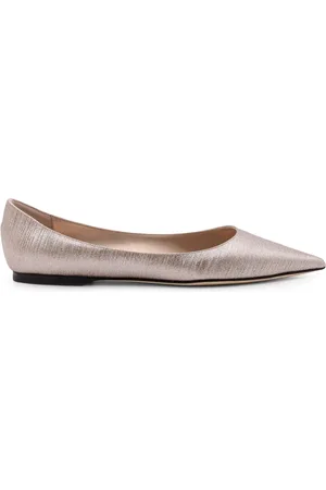 Jimmy Choo Schoenen, Dames, Roze, 36 EU, Roze Platte Schoenen Made in Italy