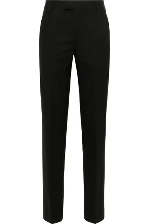Ami Broeken, Dames, Zwart, S, Katoen, Casual Zwarte Katoenen Broek