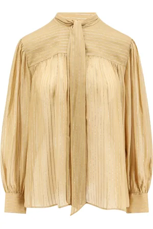 Chloé Blouses & Shirts, Dames, , L, Zijden Sjaal Lange Mouw Shirt