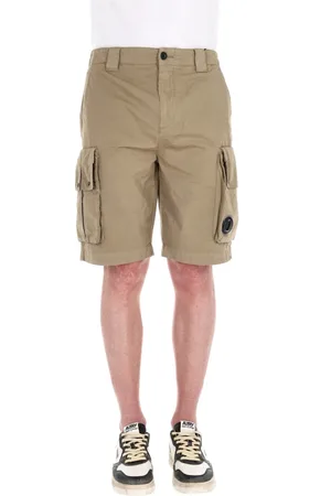 C.P. Company Korte broeken, Heren, Groen, XL, Katoen, Cargo Katoenen Shorts