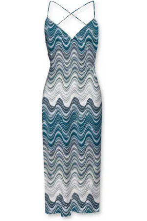 MC2 SAINT BARTH Kleedjes, Dames, Blauw, M, Stijlvolle Jurken Collectie
