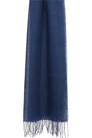 Max Mara Accessoires, Dames, Blauw, ONE Size, Stijlvolle sjaals voor weekenduitstapjes