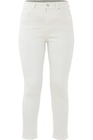 Kocca Jeans, Dames, Wit, W30, Katoen, Slim Fit Katoenen Skinny Broek