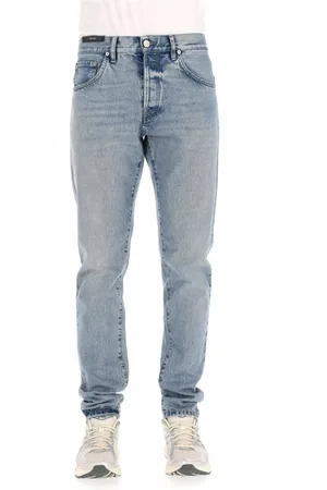 PT Torino Jeans, Heren, Blauw, W34, Denim, Denim Regular Fit Jeans