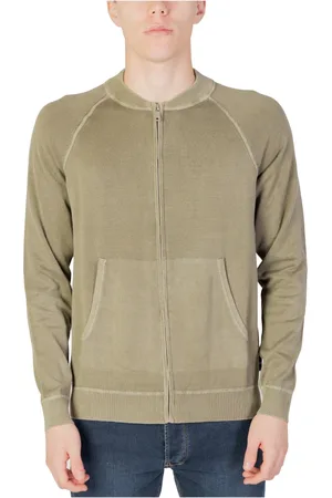 Liu Jo Sweatshirts & Hoodies, Heren, Groen, M, Katoen, Heren Katoenen College Jeans