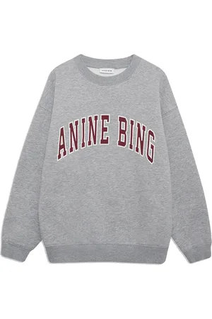 ANINE BING Sweatshirts & Hoodies, Dames, Grijs, XS, Katoen, Spencer Sweatshirt