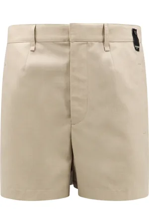 Fendi Korte broeken, Heren, , M, Wol, Wollen Shorts met Zakken