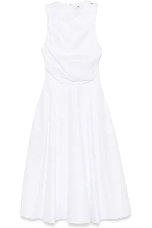 Elisabetta Franchi Kleedjes, Dames, Wit, S, Witte Jurken voor Vrouwen