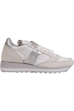 Saucony Schoenen, Dames, Grijs, 37 EU, Leer, Suede Leren Damesschoenen Herfst/Winter Collectie