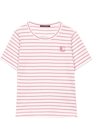 Luisa Cerano Tops, Dames, Roze, XL, Casual Shirt met Uniek Design