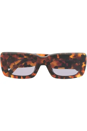 The Attico Accessoires, Dames, Bruin, ONE Size, Stijlvolle Marfa Zonnebril