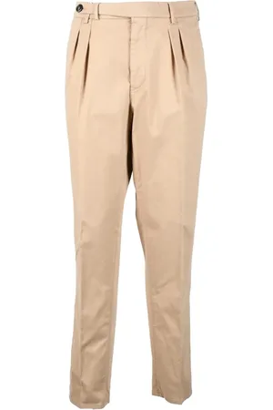 Brunello Cucinelli Broeken, Heren, Bruin, L, Katoen, Broek
