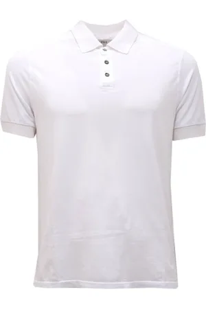 ALPHA STUDIO Tops, Heren, Wit, M, Katoen, Witte Katoenen Shirt Model Au-4485B