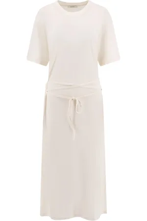 LEMAIRE Kleedjes, Dames, , M, Katoen, Jurk met Korte Mouwen