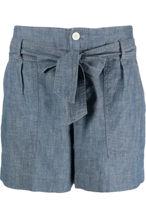 Ralph Lauren Korte broeken, Dames, Blauw, L, Katoen, Shorts