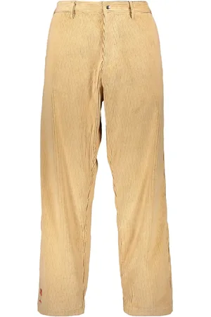 RANRA Broeken, Heren, , L, Katoen, Gestreepte Velvet Broek met Zakken