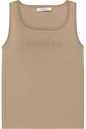 Max Mara Tops, Dames, , S, T-shirts en Polos met Logo