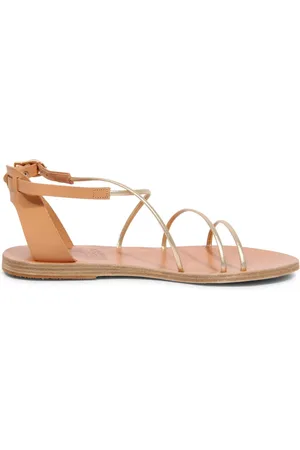 Ancient Greek Sandals Schoenen, Dames, Geel, 36 EU, Natuurlijk Platina Sandaal Meloivia Model