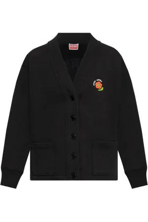 Kenzo Truien, Dames, Zwart, XS, Sweatshirt met Logo