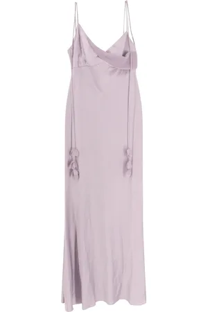 Self-Portrait Kleedjes, Dames, Roze, L, Polyester, Bloemen V-hals jurk in roze