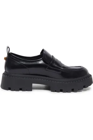 Ash Schoenen, Dames, Zwart, 40 EU, Studded Zwarte Loafers