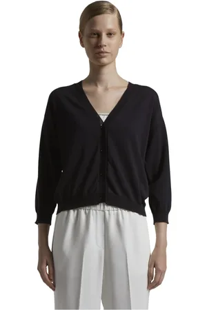 PESERICO SIGN Truien, Dames, Blauw, 2Xs, Vestje in zwart met strepen