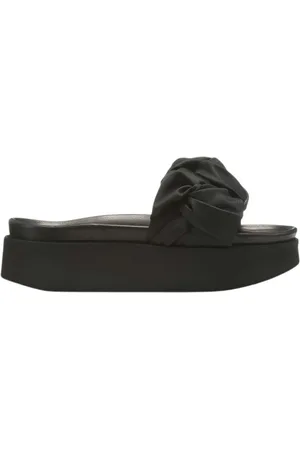 INUIKII Schoenen, Dames, Zwart, 37 EU, Stijlvolle zomersliders