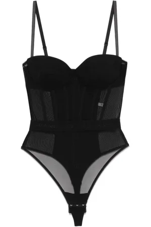 Elisabetta Franchi Tops, Dames, Zwart, S, Zwarte Bodysuit met Verstelbare Bandjes