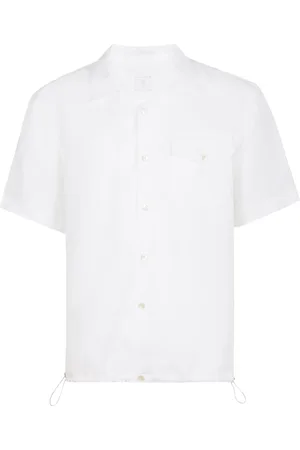 ELEVENTY Overhemden, Heren, Wit, L, Short Sleeve Shirts