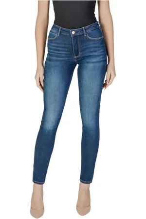 Guess Jeans, Dames, Blauw, W27, Katoen, Skinny Jeans Herfst/Winter Collectie 1981