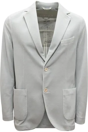 Circolo Jassen, Heren, Blauw, M, Oxford Jack in TC Stof