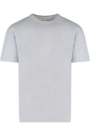 Maison Margiela Tops, Heren, Grijs, M, Katoen, Grijze T-shirts en Polo