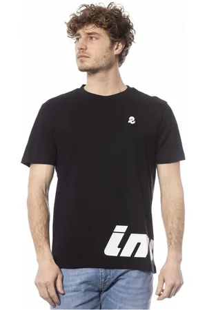 Invicta Tops, Heren, Zwart, XL, Katoen, Heren T-shirt Lente/Zomer Collectie