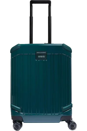 Piquadro Koffers, unisex, Groen, ONE Size, Slanke Cabine Trolley in Groen
