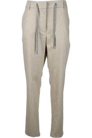 ELEVENTY Broeken, Dames, , L, Wol, Broek