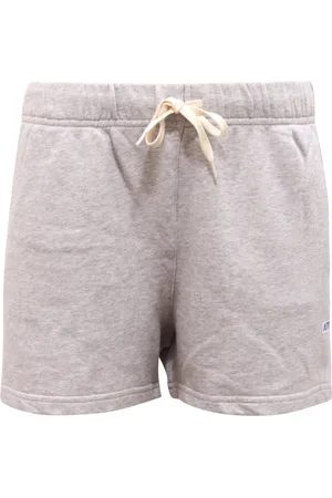 Autry Korte broeken, Dames, Grijs, M, Fleece Bermuda Shorts Melange Style