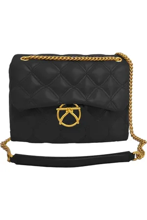 Kocca Tassen, Dames, Zwart, ONE Size, Gewatteerde Ketting Crossbody Tas