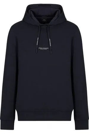 Armani Exchange Sweatshirts & Hoodies, Heren, Zwart, XL, Katoen, Hoodies