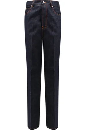 Salvatore Ferragamo Jeans, Heren, Blauw, S, Denim, Blauwe Denim Flare Jeans